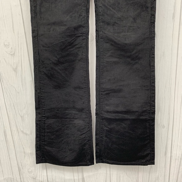 7 FOR ALL MANKIND BLACK CORDUROY JEANS FLYNT 26 - Picture 5 of 9
